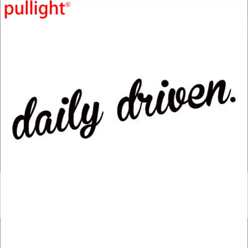 Large Car Van Windscreen Window Bumper Funny Sticker Decal Driven Daily Small
