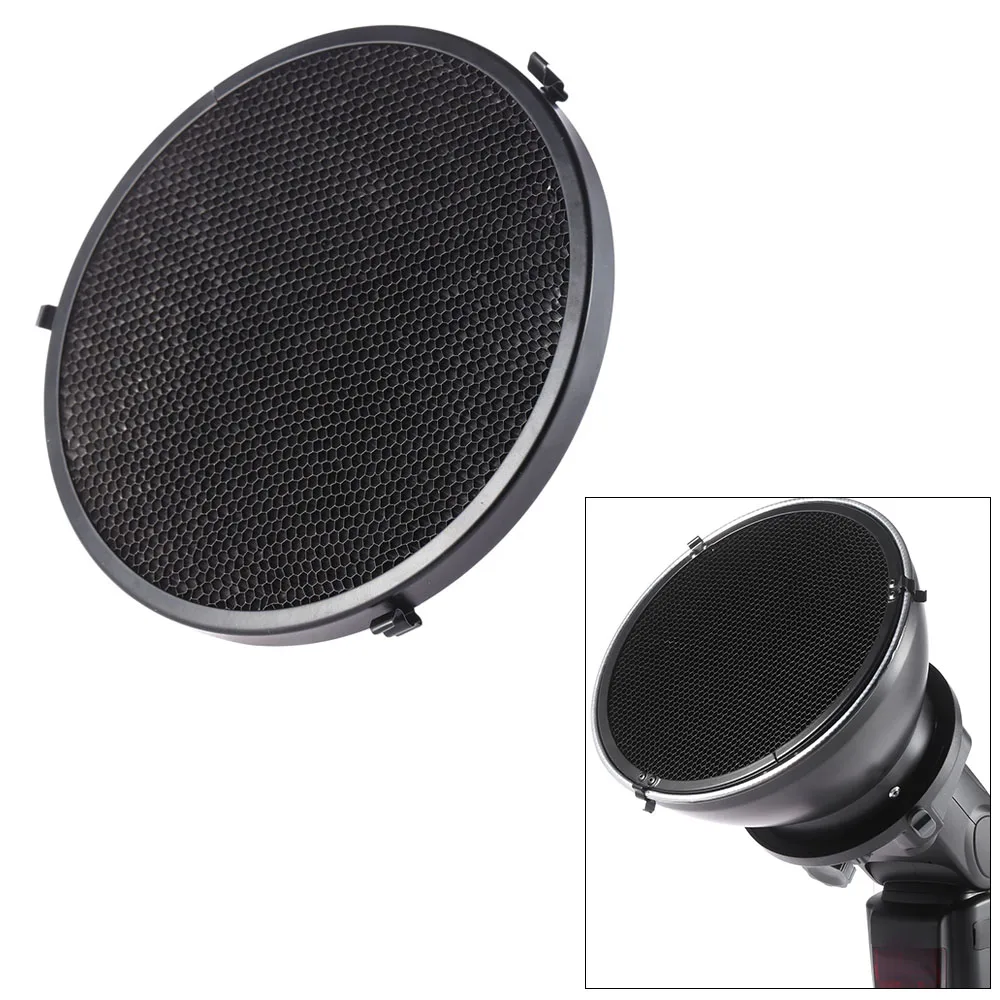 Andoer Photo Studio Plaque Diffuseur Portable 18,5 Cm Surface Givrée Pour Support Bowens Abat-jour Réflecteur Standard 17,8 Cm