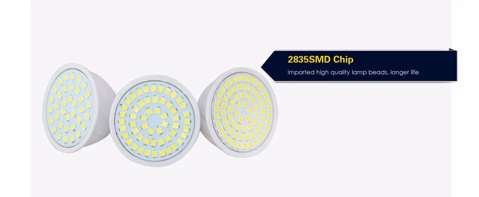 Новое поступление 10 шт./лот SMD 2835 GU10 светодиодный светильник 220 V 230 V 240 V Светодиодный прожектор 4 Вт 6 Вт 8 Вт лампочки Светодиодный Для домашняя люстра