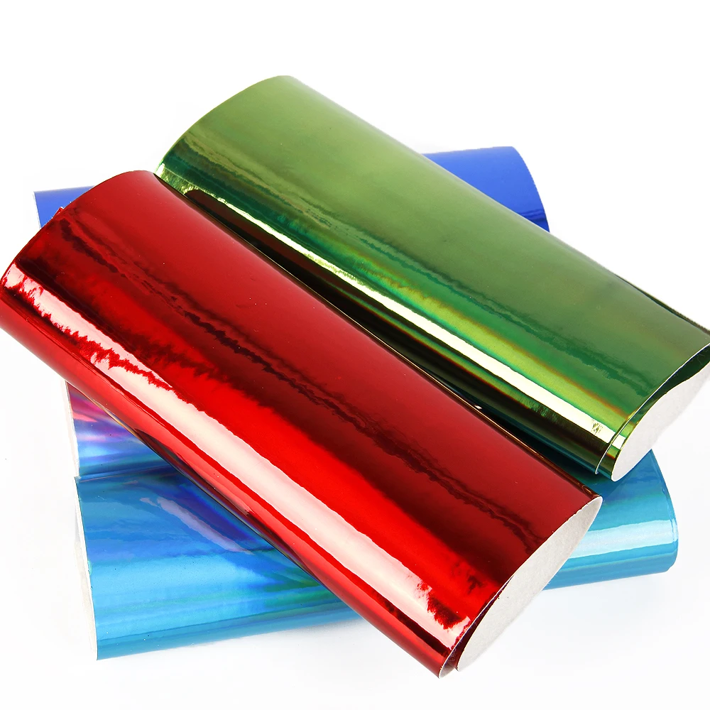 30*140cm Plain Color Mirror Synthetic Leather Fabric DIY Handmade Materials For Craft Book Cover,1Yc4332