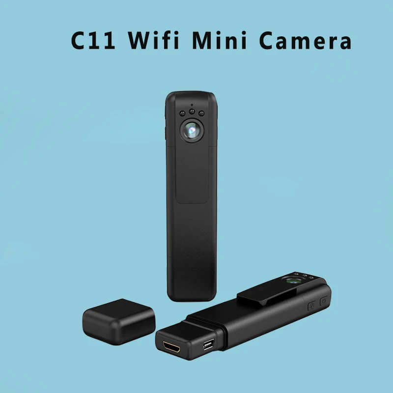 C11 мини Камера Full HD 1080 P ручка Ночное видение обнаружения движения Sens Мини DVR Wi-Fi