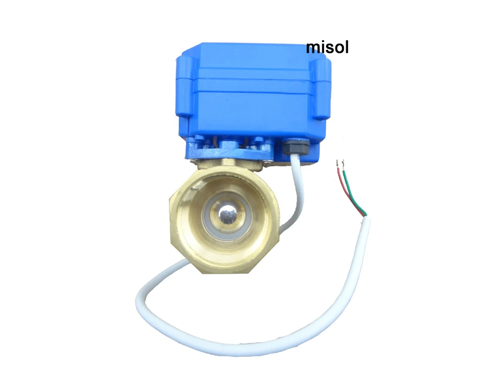 Misol моторизованный шаровой клапан DN15, 2 варианта, электрический клапан