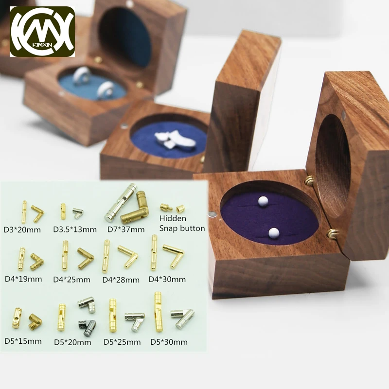 

100pc CH5*20mm In stock Coper hidden hinge Woodbox hardware accessories Jewelrybox/ringbox hinges packaging handmade box W-147