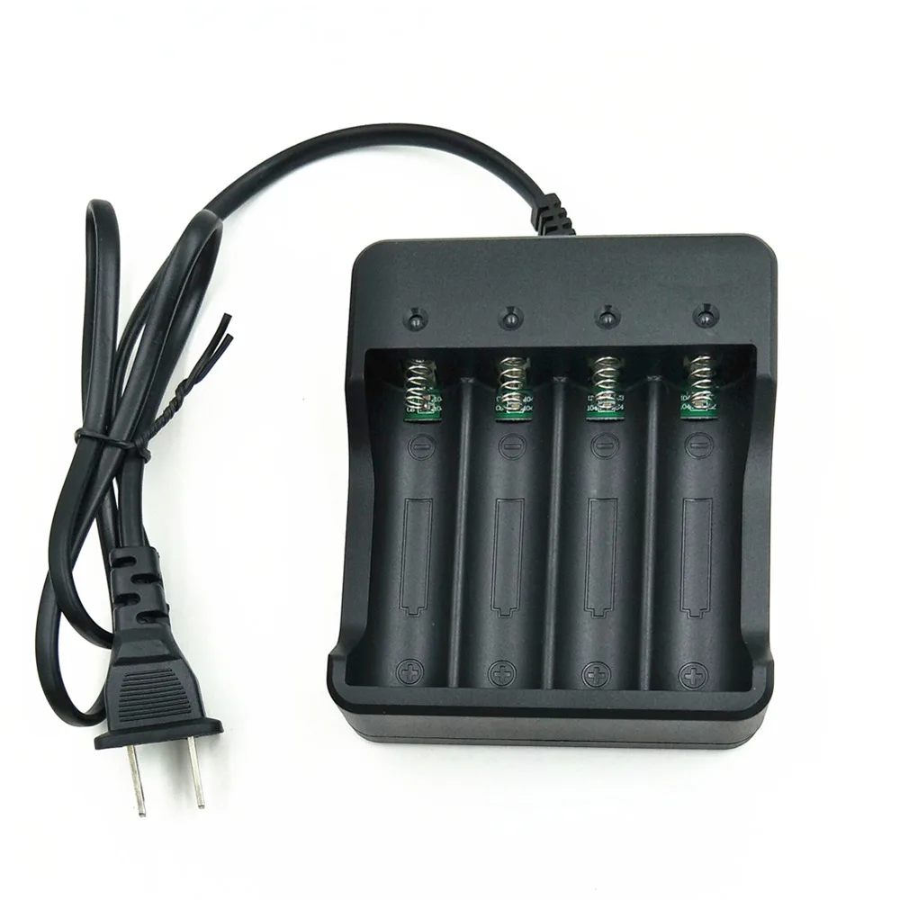 3.7V 18650 Intelligent Battery Charger Li-ion Battery 4.2V Four Slot with short circuit protection Flashlight batteries Charger