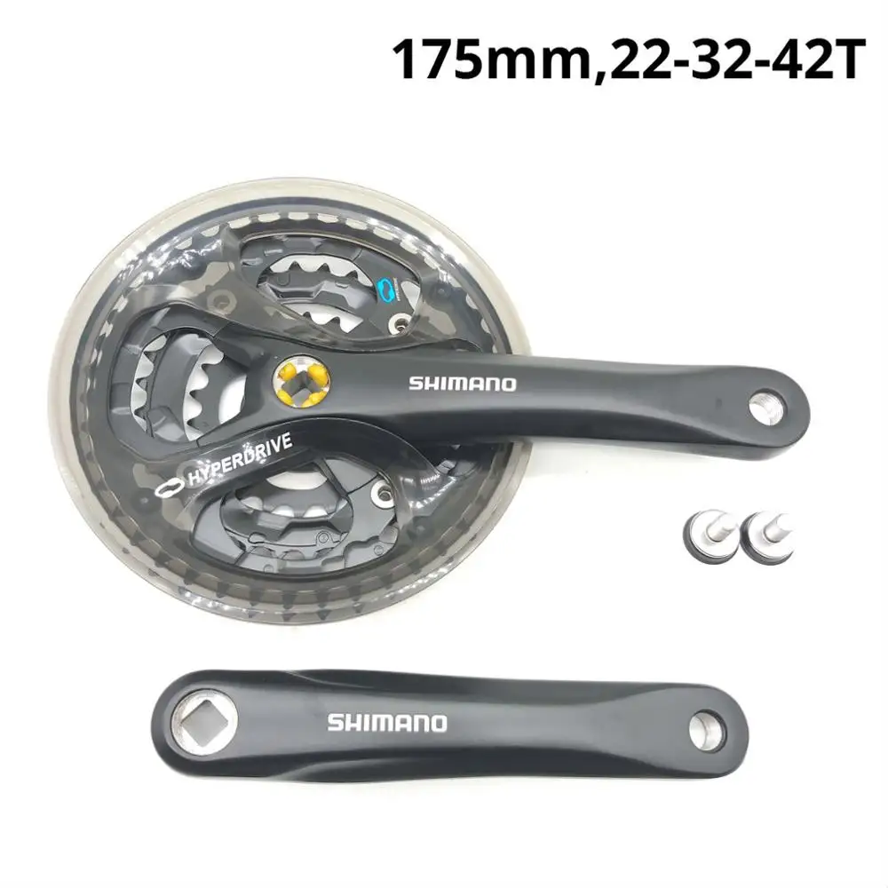 Black 175mm 42T ACERA FC-M361 MTB шатун для горного велосипеда, 6, 7, 8, Скорость 3x8 24s рукоятки 42-32-22T 48-38-28T 48 т 42 170 мм 175 мм m360 m361 звездочка цепной передачи - Цвет: Black 175mm 42T