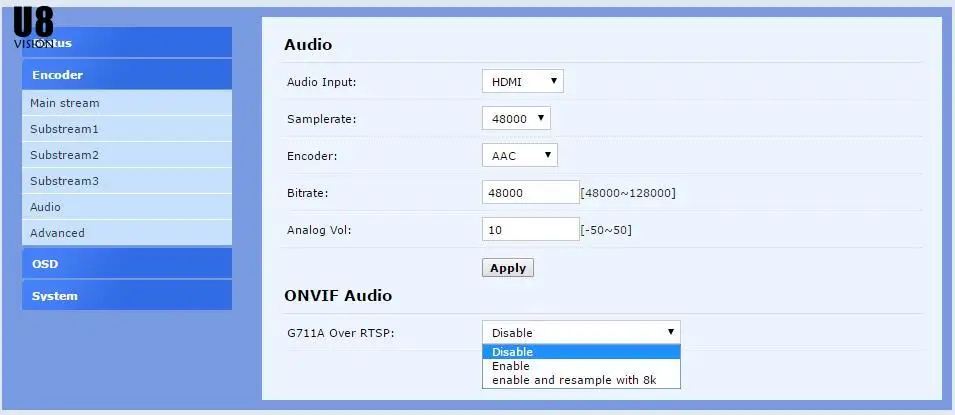 H.265 HEVC MPEG-4 AVC/H.264 HDMI Video Encoder HDMI Transmitter live Broadcast encoder H264 encoder