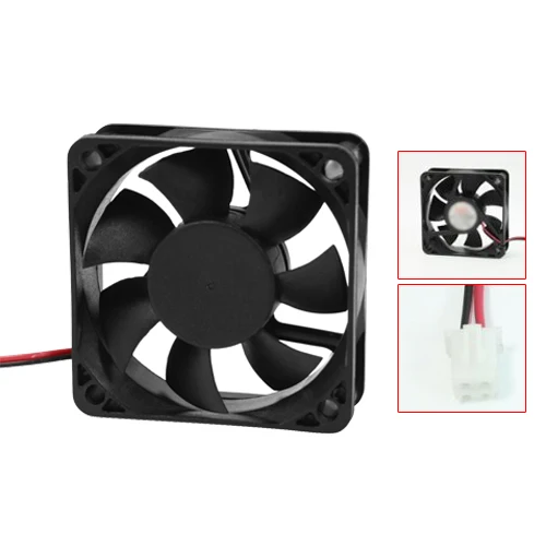 

10 Pcs Wholesale DC 12V 2Pins Cooling Fan 60mm x 15mm for PC Computer Case CPU Cooler