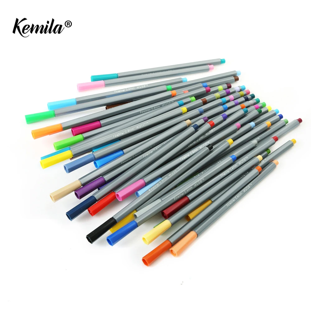 

60 Colors 0.4 MM Fine Liner Gel Pens Sketch Drawing Color Pen Art Markers For Drawing Manga Design Art Set School design