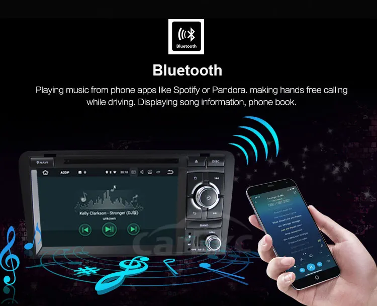 Top Android 9.0  CAR DVD Player For Audi A3/S3(2003-2013)  GPS  Radio Navigation Multimedia Audio FM AM Radio Built in CarPlay  DAB+ 11