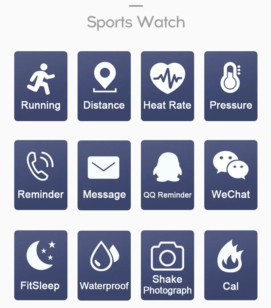 SALFRESA M3 Sport Smart Bracelet Message Push IPS HD Color Screen USB Charge Smart Band PK Xiaomi Mi Band3 Fitness Tracker Watch-2