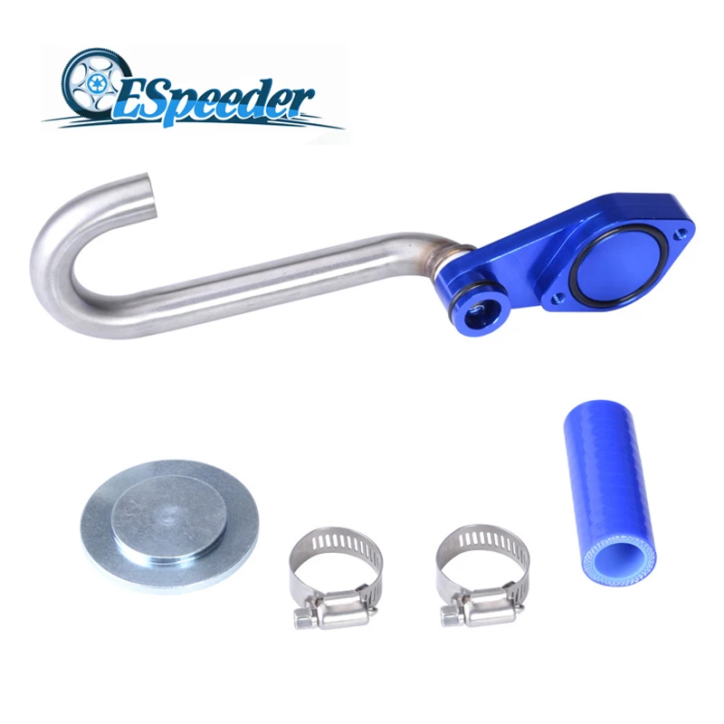 

ESPEEDER Power Stroke 304 Stainless EGR Cooler Delete And Bypass Kit Design BHP Diesel Exhaust Gas Recirculation Delet Pipe Kit