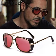 Железный человек 3 Matsuda Tony Stark солнцезащитные очки для мужчин Rossi покрытие супер герой Готический мужской стимпанк очки солнцезащитные очки gafas de sol