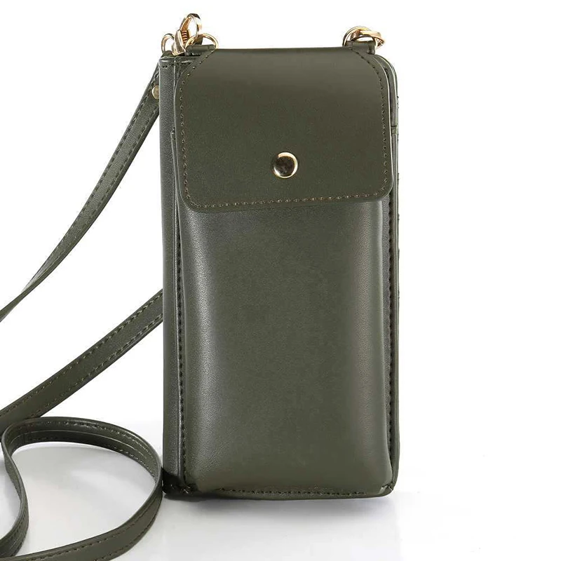 

Hot Sale 2019 New Fashion Multi-function Hanging Neck Mobile Phone Bag Retro Simple Long Ladies Wallet Large Capacity Big Handy