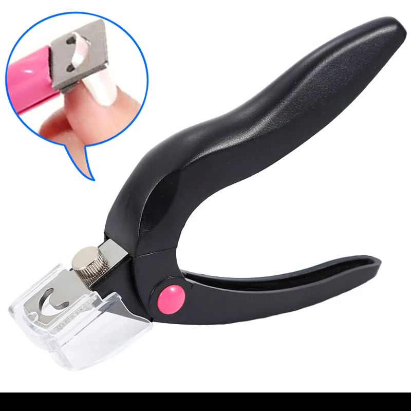 

1 PCS Professional False Nails Clippers DIY Fake Nails Cutter UV Gel Nail Art Tips Stainless Scissors Manicure Tools