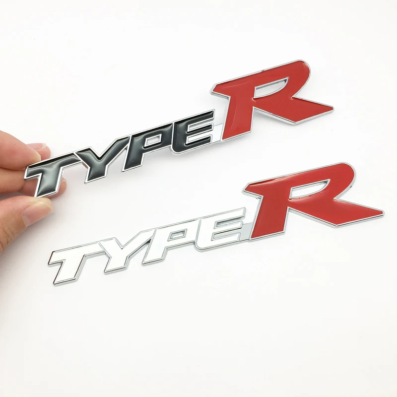 Тюнинг автомобилей 3D металла TYPE-R автомобиля Стикеры наклейка для Honda City CR-V XR-V HR-V Accord FIT Jazz поток Crider Greiz CIVIC Spirior