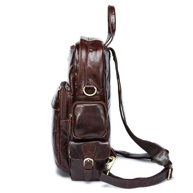 Cuir 1 Hommes Avec De Femmes Aetoo À Dos Le Voyage En Peau Vache Sac Paragraphe Casual Zipper D'épaule Et JTcF3Kl1