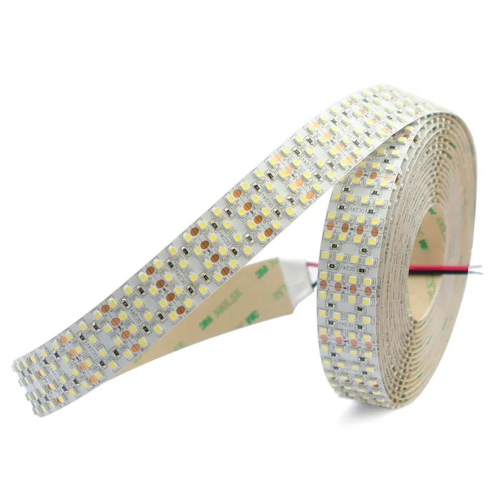 

Quad Row LED Strip Lights - 24VDC 3528SMD 146LEDs/Ft High CRI 95 - Brightest Flexible LED Tape Lights - 1,170 Lumens/Ft ST29