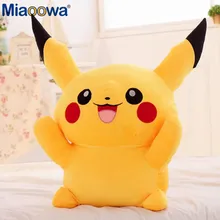 1 шт., 22 см, милые плюшевые игрушки Пикачу, чучело, куклы из фильма, Популярная кукла, детские игрушки, рождественский подарок, высокое качество