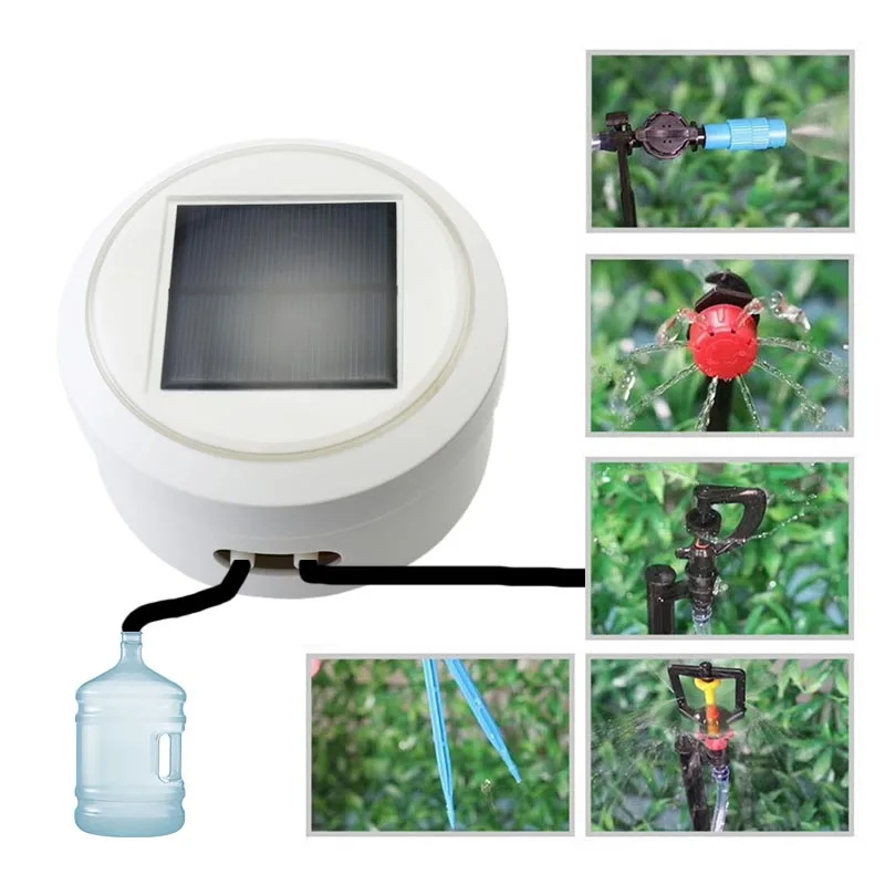 

Solar energy Intelligent garden automatic watering device Succulents plant Drip irrigation tool water pump timer system