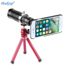 Peaktop HD 20x зум Мобильный телефон Телескоп объектив телефото внешний объектив для смартфонов для IPhone Samsung; Huawei объектив Xiaomi