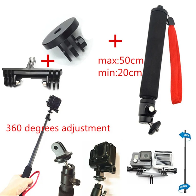 Buy For Gopro Aluminum Monopod Tripods Extendable