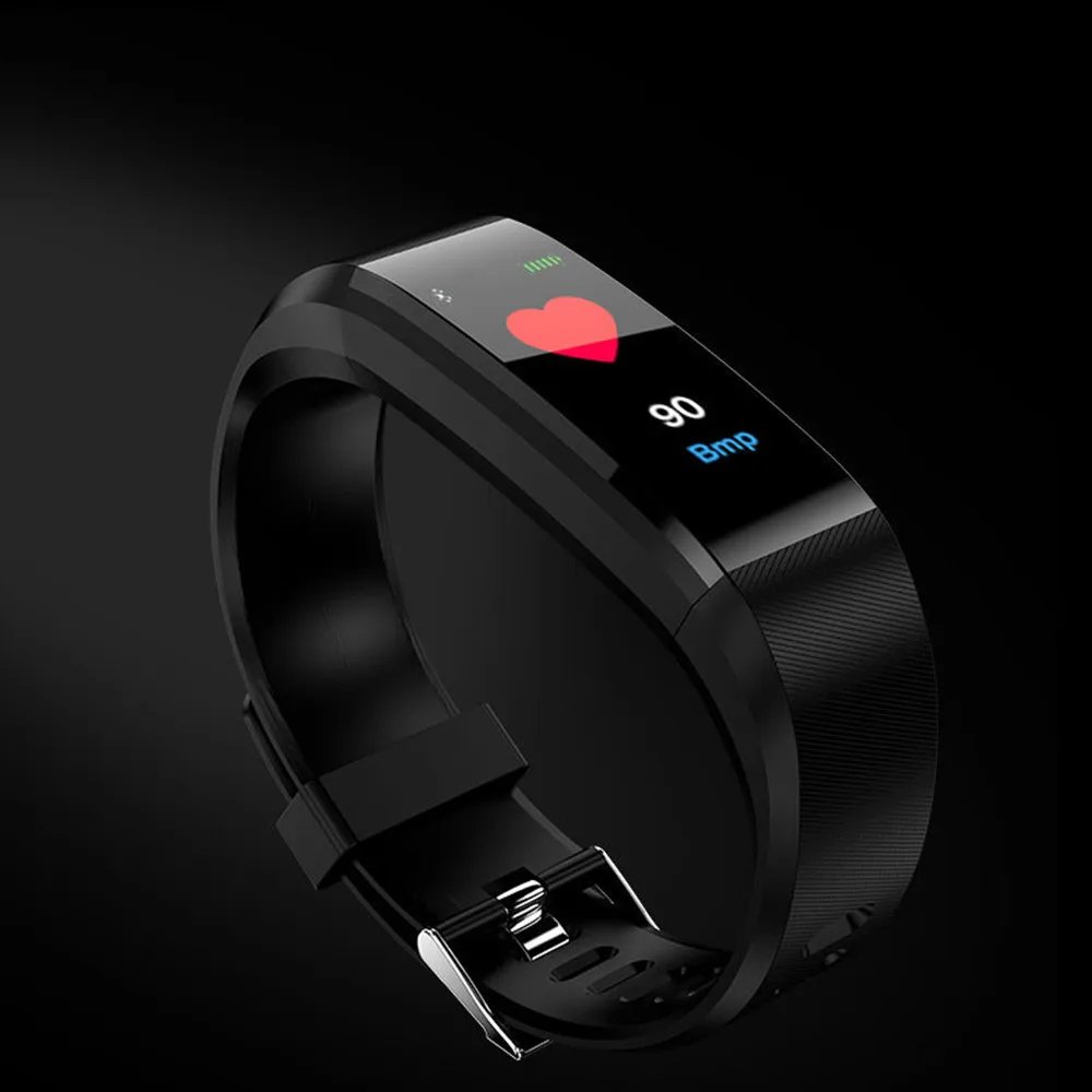 

Smartwatch Smartband Protection Portable Fitness Tracker Color Screen Heart Rate Monitor Blood Presure Smart Bracelet Watch