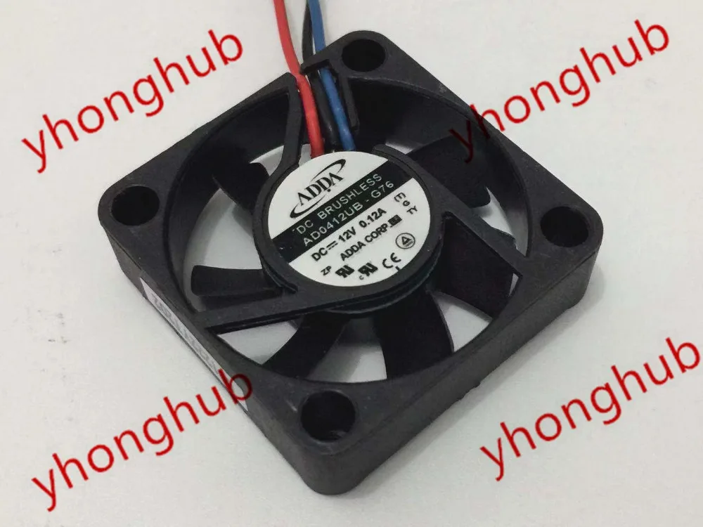 ADDA AD0412UB-G76 (T) G AC/DC 12V 0.12A 40x40x10 мм 3-Провода Сервер вентилятор охлаждения | Компьютеры