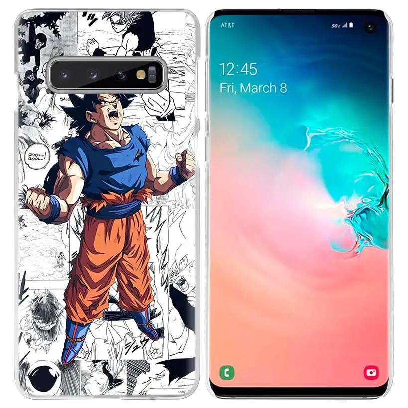 Goku Dragon Ball Z чехол для samsung Galaxy S10 5G S10e S9 S8 M40 M30 M20 M10 J4 J6 плюс J8 Note 8, 9, 10, аниме чехол для телефона pc - Цвет: 08