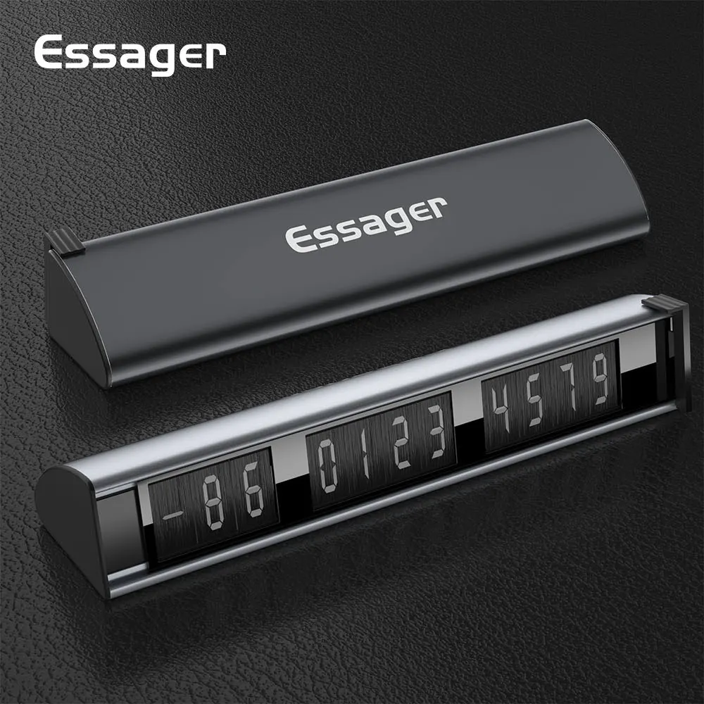 

Essager Car Temporary Parking Card Car Phone Holder Hide Telephone Number Card Notification Sticker Card Holder For Phone In Car
