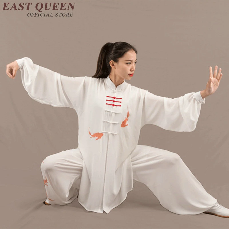 Chinese traditional clothing for women kung uniform tai chi wu shu martial arts plus size wing chun FF292 - AliExpress