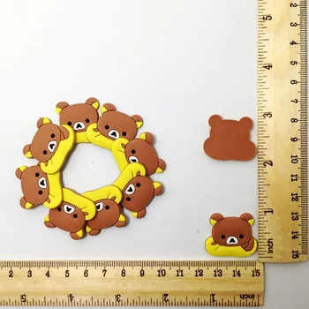 

DIY Soft Accessory Relax/Brown Bear Chicken Fit Phone Case/Pen/Cable Winder/Bookmark/Earphone/Rings 10pcs Kids Birthday Gift