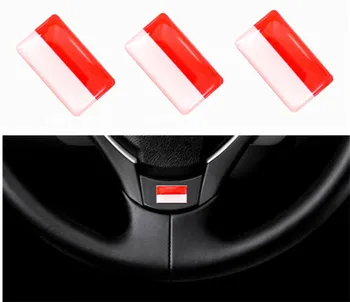 

150 Pieces Interior Poland Flags Car Steering Wheel Sticker Emblems Decorations Poland Flag Audio Window Lift Car Styling