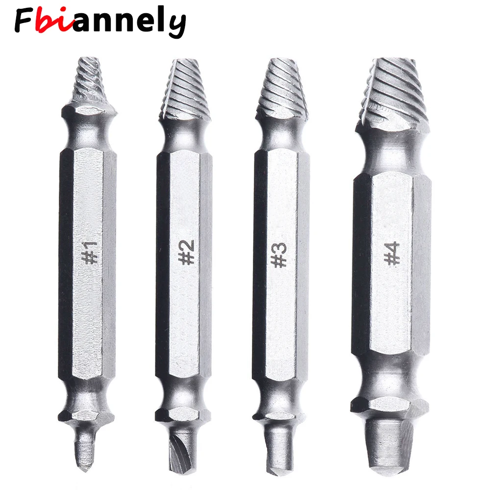 Buy 4Pcs Damaged Screw Extractor Set Easily Remove