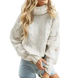Womail водолазка свитер женский трикотаж женский свитер водолазка теплый для шеи свитера Женская мода 2019 705 #3