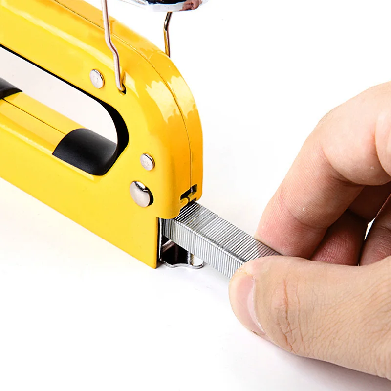 

Staple Tool Hand Operated Carbon Steel Brad Nail Tools for Fixing Material Decoration Carpentry Furniture Doors QJ888