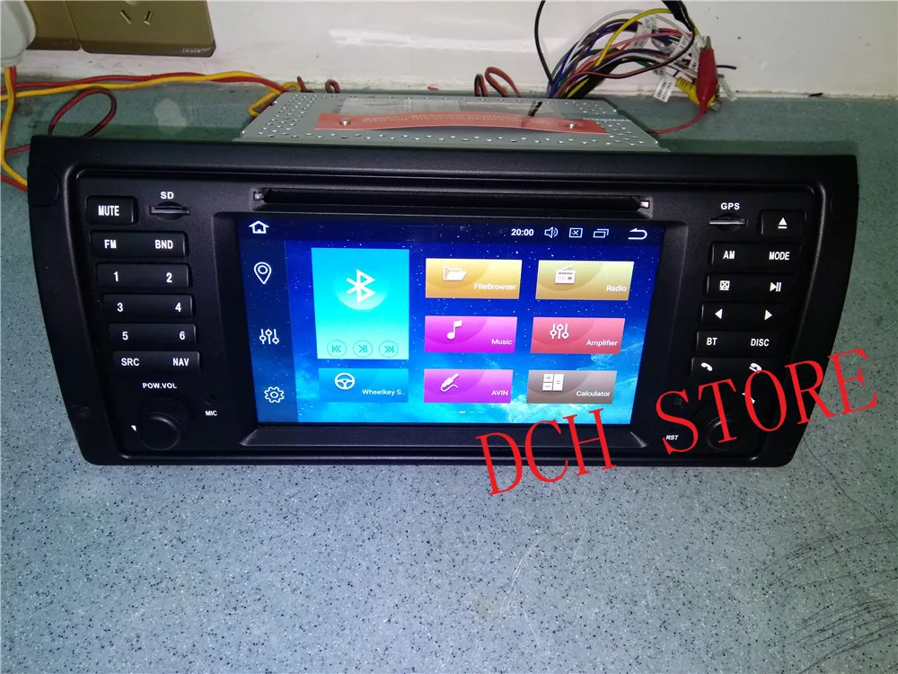 Perfect Android 9.0 8 CORE octa core eight android Car dvd player gps navigation radio For BMW E39 X5 E53 RAM stereo headunits carplay 23