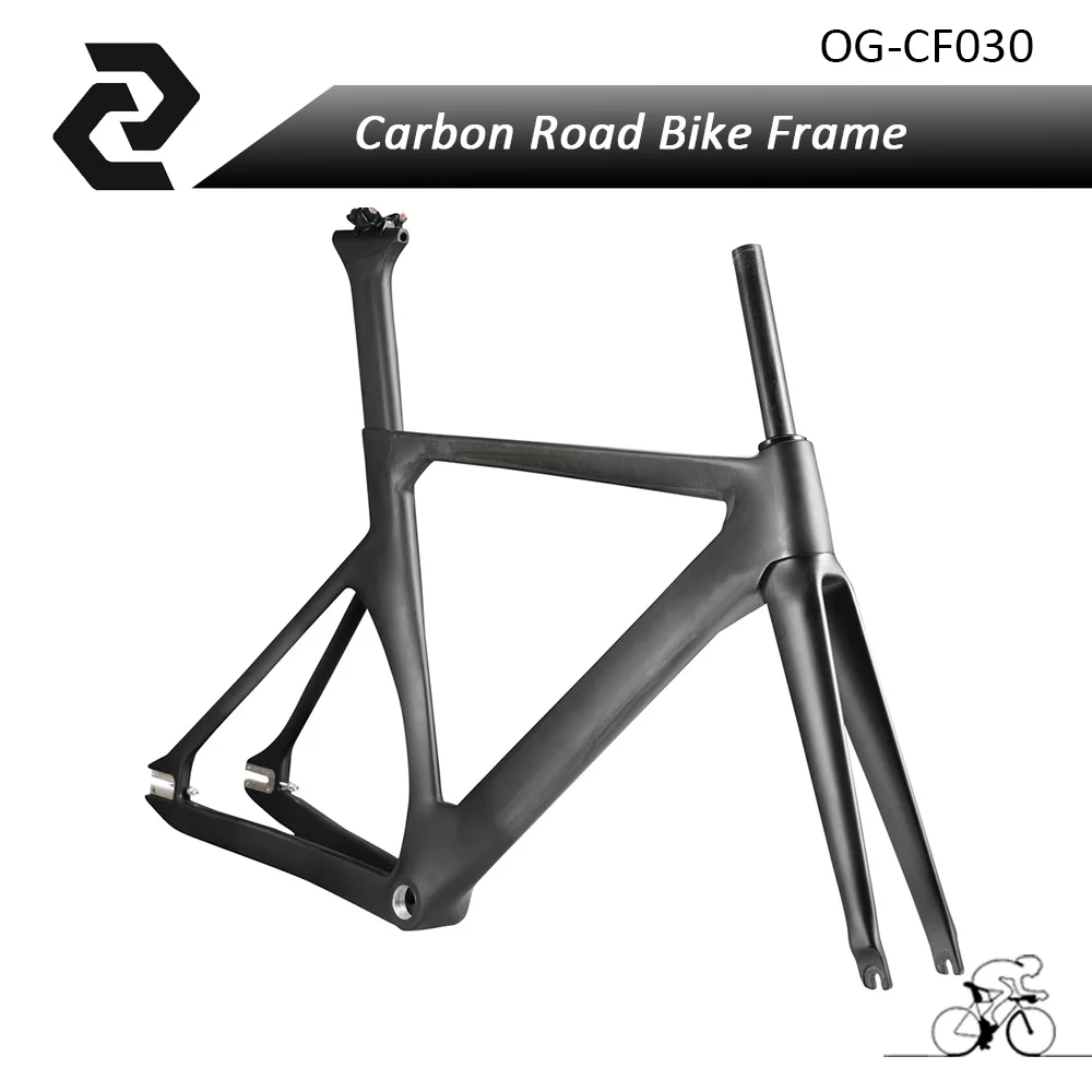2018 Aero fixed gear Carbon Road Frame Light Carbon Bike Frameset UD