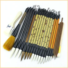 24pcs/set Luxury High Quality Calligraphy Brush Pen Set Chinese Landscape Painting Brushes S/M/L Regular Script Writing Brushes 24pcs/set Luxury High Quality Calligraphy Brush Pen Set Chinese Landscape Painting Brushes S/M/L Regular Script Writing Brushes