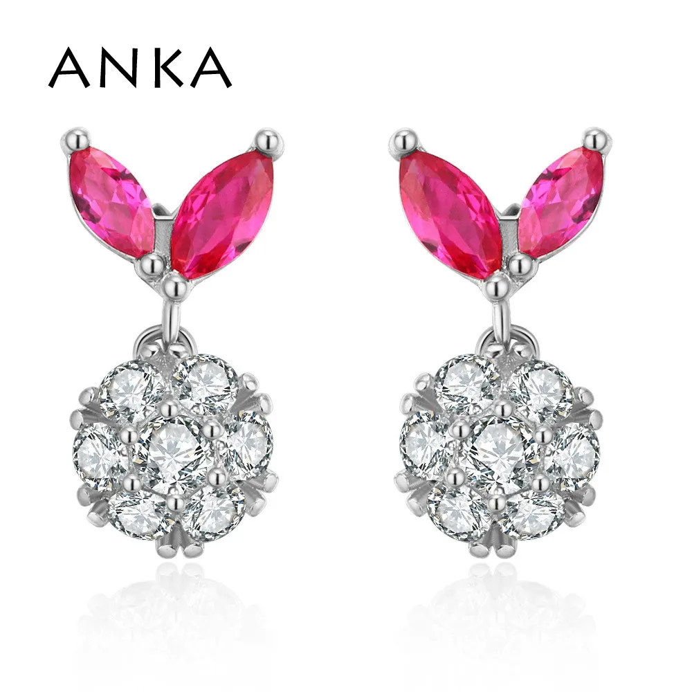 

ANKA Lucky Ball Cubic Zircon Earrings For Women Gold Color Fashion Crystal Jewelry Wholesale brincos #134046