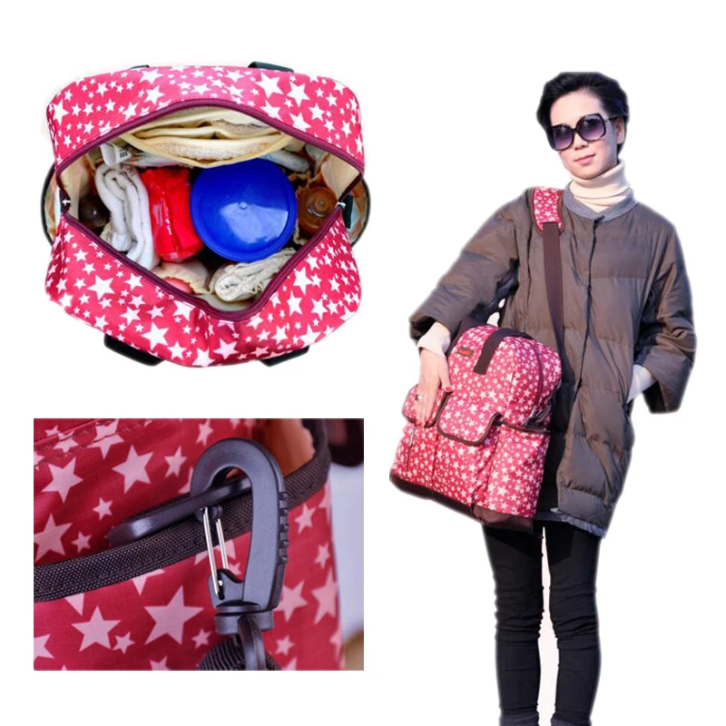 С отдельными карманами, многофункциональный рюкзак для подгузников, сумка для детских подгузников, сумки для беременных сумка-мессенджер, сумка для подгузников star Сумка-тоут