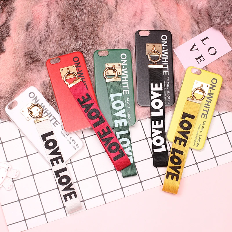 

I am alone Phone Cases For Vodafone Smart E8 N8 V8 Smart ultra 6 Lanyard Mobile Phone Cover Fashion Colorful Hanging chain Shell