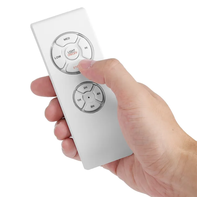 4 Timing 3 Speeds Universal Ceiling Pendant Fan Lamp Wireless Remote Controller Kit