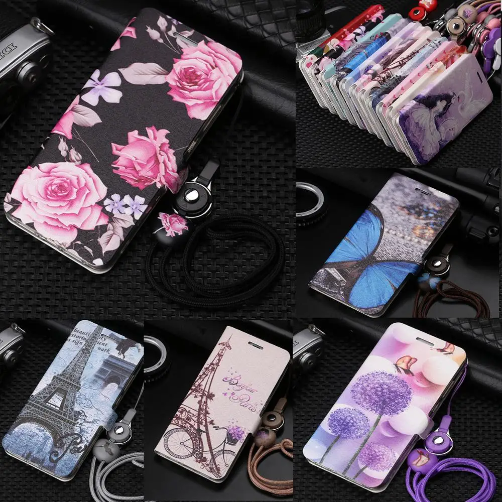 

Painting Butterfly Flower Tower Flip Leather Case For Xiaomi Mi CC9 CC9E Mi 9 Mi 9 SE MI A3 Mi 9T Pro Book Bumper Cover Case