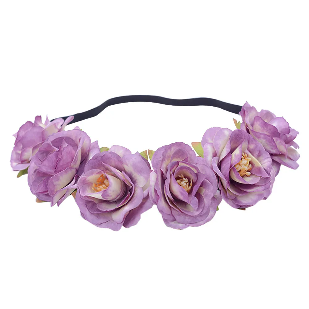 MIARHB2019 новые модные популярные Boho Дамы Цветочный цветы для праздников, свадеб гирлянды волос руководитель группы пляжные Вечерние