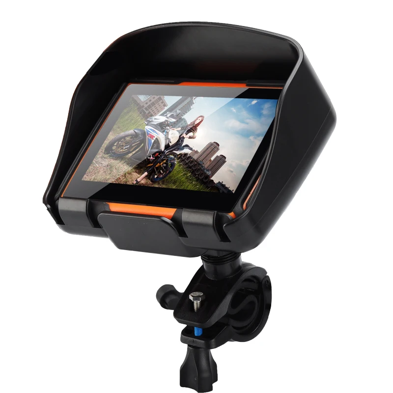 Lexitek<ALIMT >&reg;</ALIMT> L345 All Terrain 4_02.3 Inch Motorcycle GPS Navigation System Waterproof IPX7 4GB Internal Memory Bluetooth
