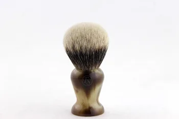 

PROMOTION FS-#FI26-FH02,Extra Density Finest Bubble Badger Shaving Brush with Faux Horn Handle, 26mm+FREE STAND+FREE SHIPPING