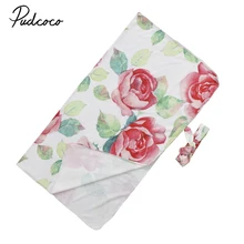 Новорожденных Для маленьких мальчиков Обувь для девочек Одеяла для малышек пеленать Одеяло мягкий спальный пеленать Обёрточная бумага повязка 2 шт. для маленьких девочек