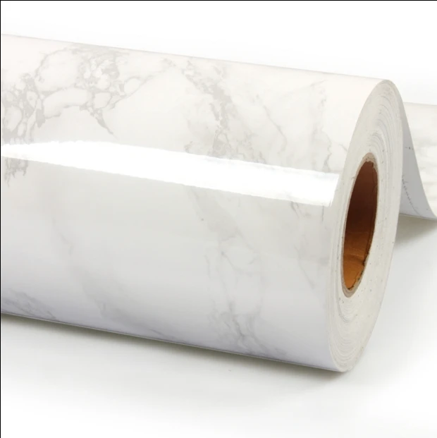 High quality white marble self adhesive wallpaper self adhesive vinyl