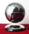 Alta Calidad 1 Unids 6-pulgadas de Levitación Magnética y Rotatorio Levitating ION AG Antigravedad Flotante Globo Negro Nuevo