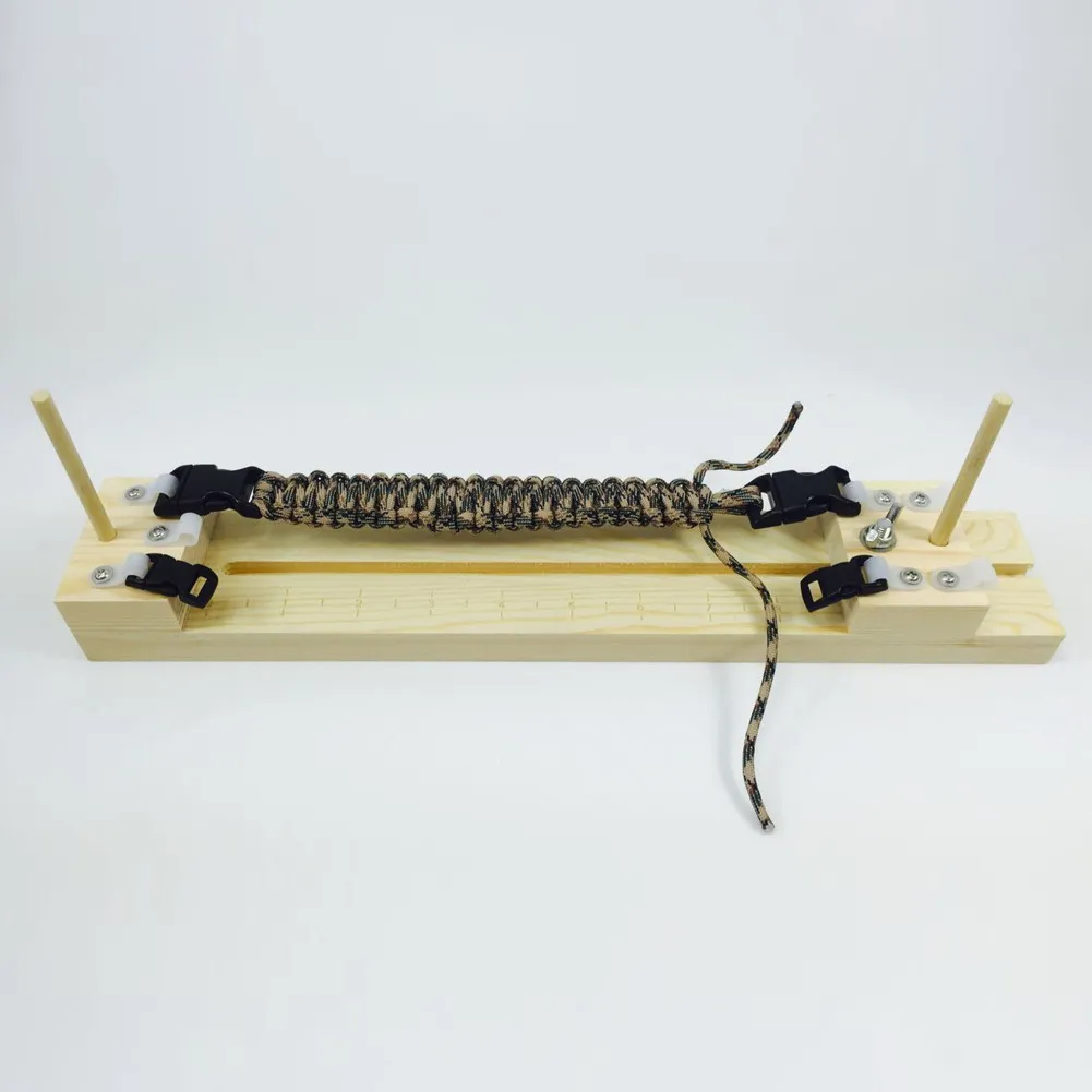 1 шт. инструмент для вязания браслетов DIY деревянный Паракорд джиг браслет производитель Плетеный парашютный шнур инструменты для плетения браслета
